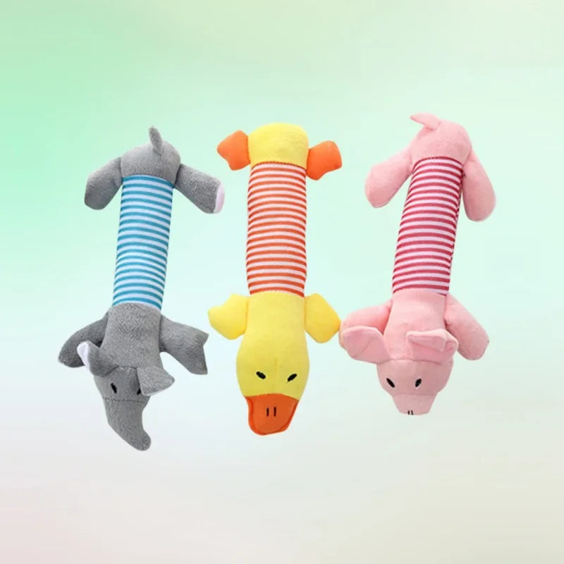 Barksy ChewPal™ – Brinquedo de Pelúcia Mastigável com Apito 